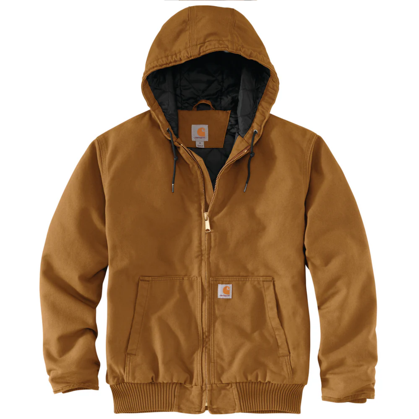 104050 - Carhartt Loose Fit Washed Duck Quilt Lined Active Jac