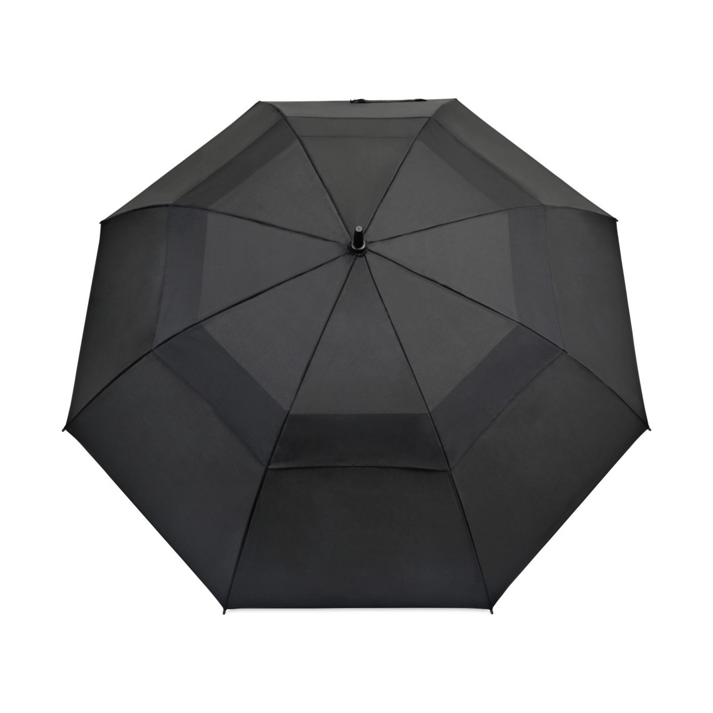 Elements 60" Recycled Auto Open Double Canopy Golf Umbrella