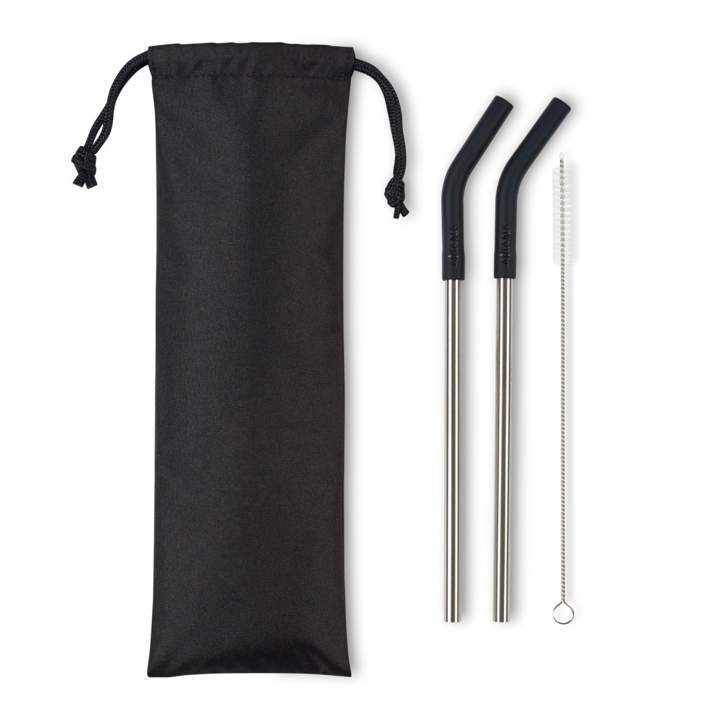 Aviana™ Poppy 2-Pack Stainless Straw Set