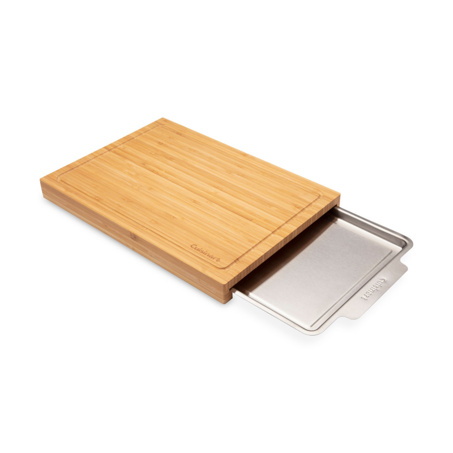 Cuisinart Outdoors® Bamboo Cutting Board With Hidden Tray