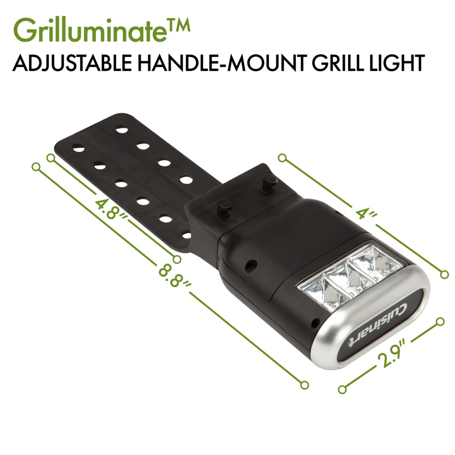 Cuisinart Outdoors® Grilluminate Adjustable Handle-Mount Grill Light