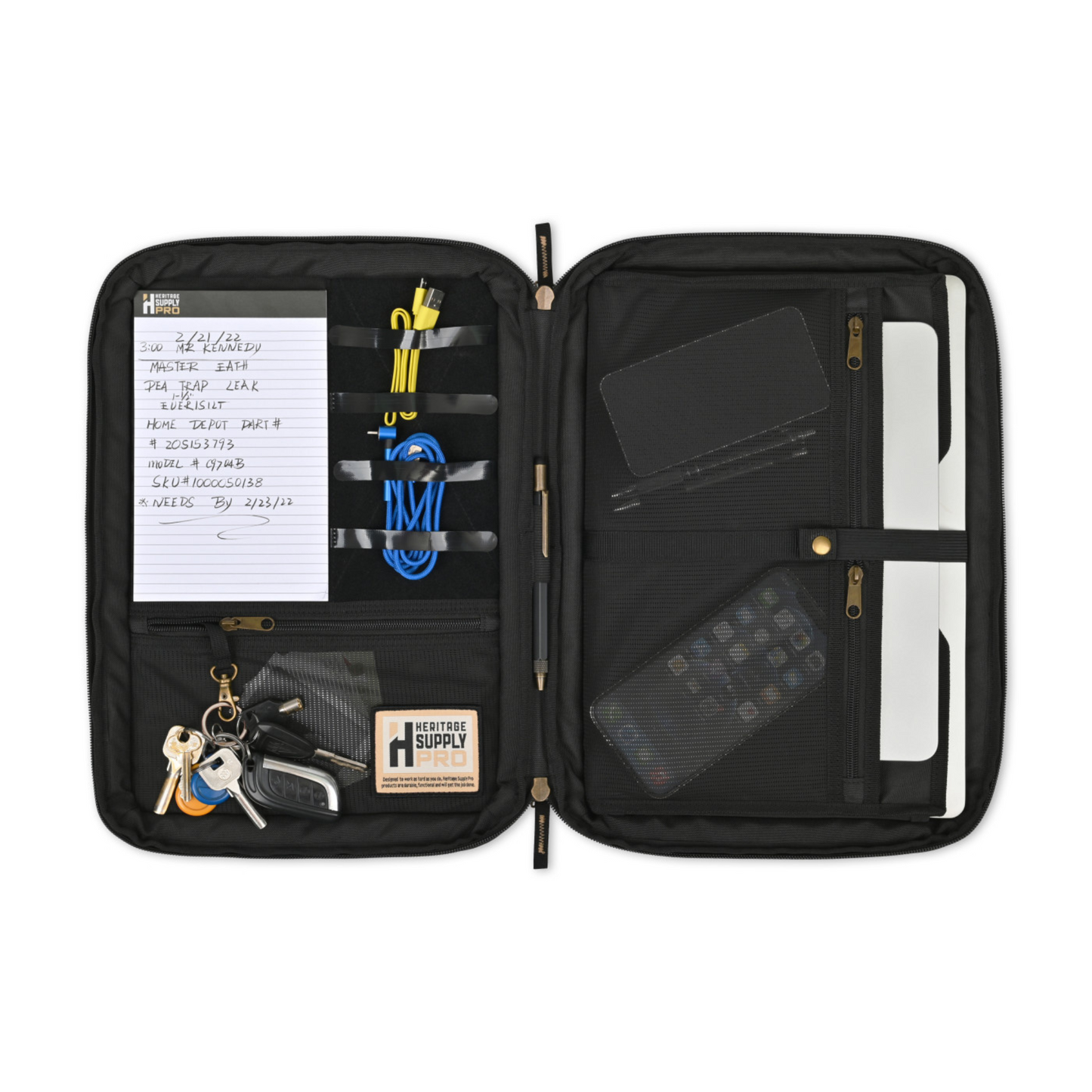 Heritage Supply Pro Padfolio & Construction Pen Set