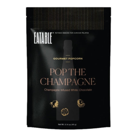 EATABLE - Mini Pop the Champagne - Gourmet White Chocolate Popcorn