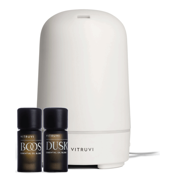 Vitruvi Glow Diffuser and Essential Oils Bundle Set